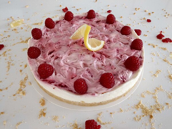 Cheesecake Raspberry Lemon Nonbaked