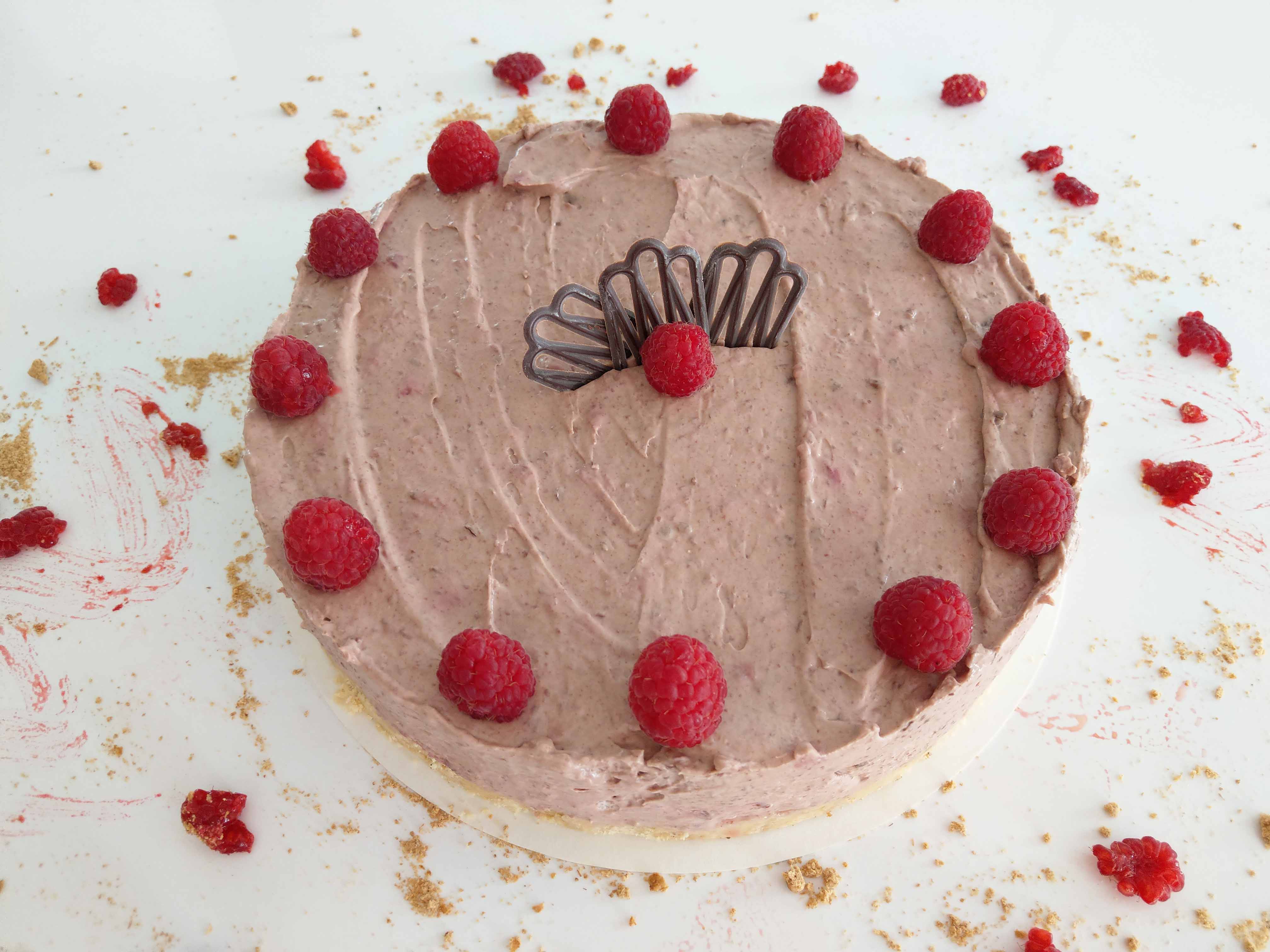 Cheesecake Chocolate Raspberry Nonbaked