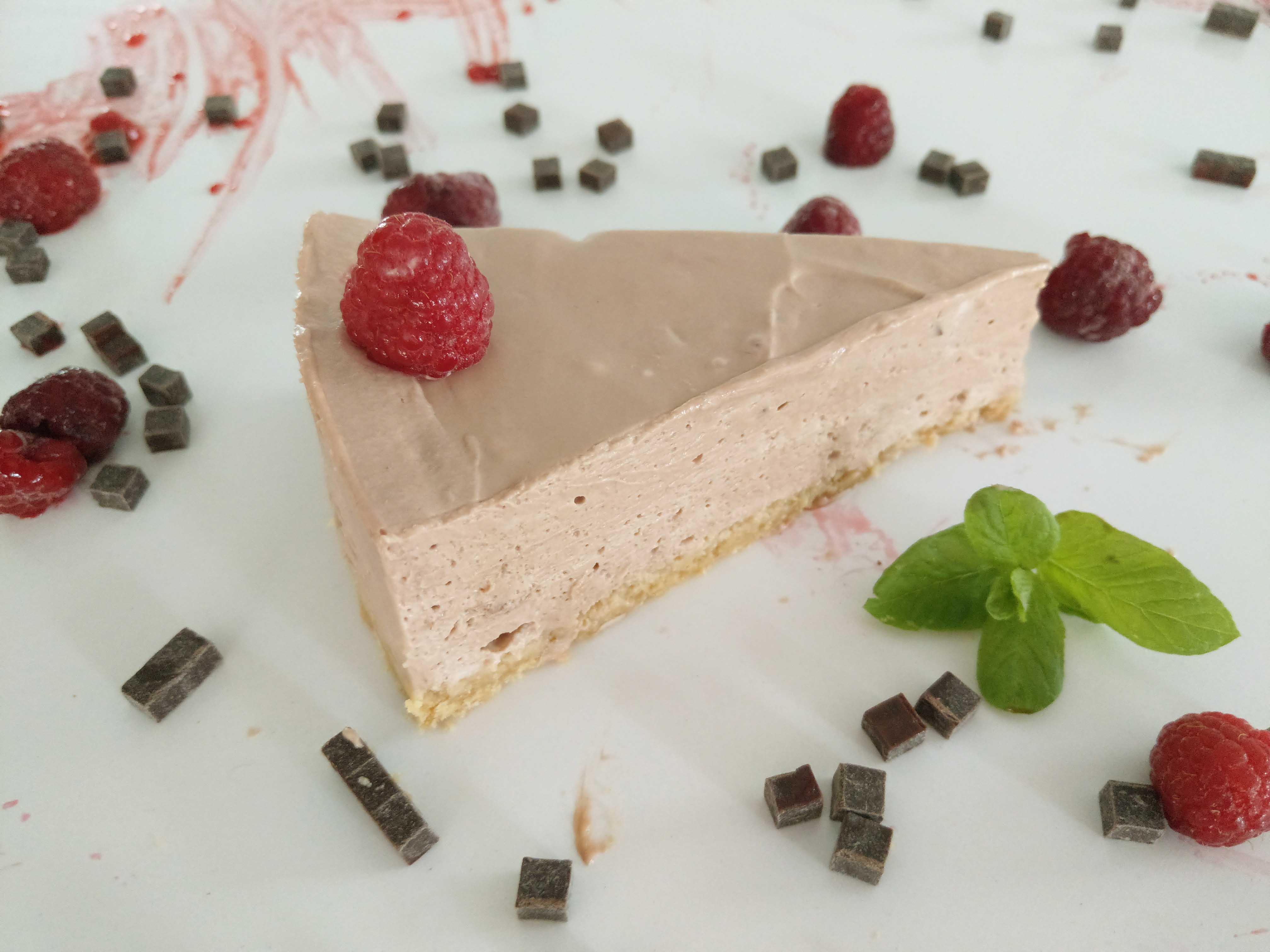 Cheesecake Chocolate Raspberry Nonbaked